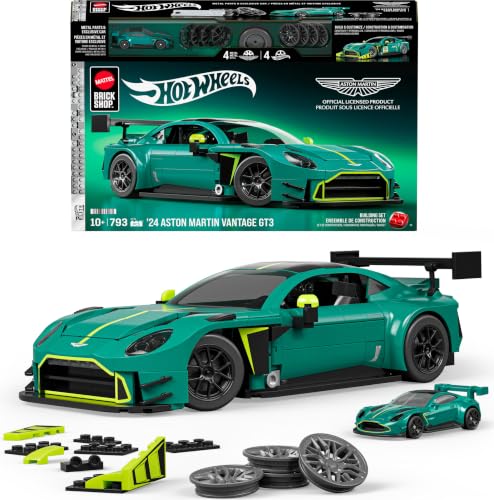 Mattel Brick Shop Hot Wheels ’24 Aston Martin Vantage GT3