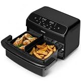 Cosori Freidora de Aire 8,6L Dual Blaze TwinFry Compact, sin PFAS ni Teflon | Re