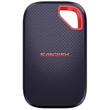 SANDISK Extreme Portable SSD 1 TB (velocidades hasta 2000 MB/s, USB Type-C, con clasificación IP65 de Resistencia al Agua y al Polvo, protección contra caídas de hasta 3 Metros)
