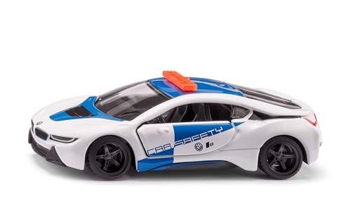 Siku 2319 BMW i8 Safety Car, 1:50, metal/tworzywo sztuczne, niebiesko-biały