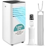 Mobiles Klimagerät 7000 BTU 4-in-1 mit Fensterabdichtung