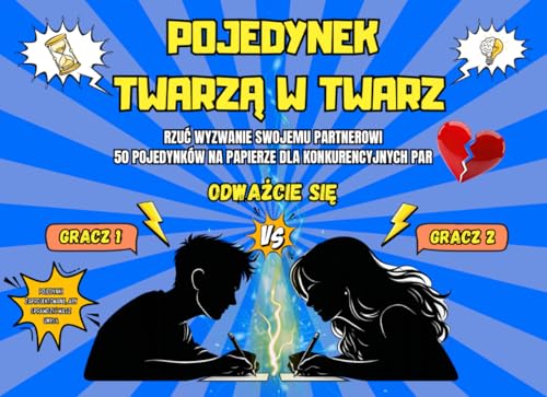 Pojedynek Twarzą w Twarz – 50 gier i wyzwań dla par – 29,12 zł [PRIME]