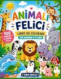 Animali felici. Libro da colorare per bambini