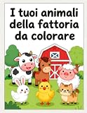 Animali della fattoria da colorare per bambini 3-5 anni