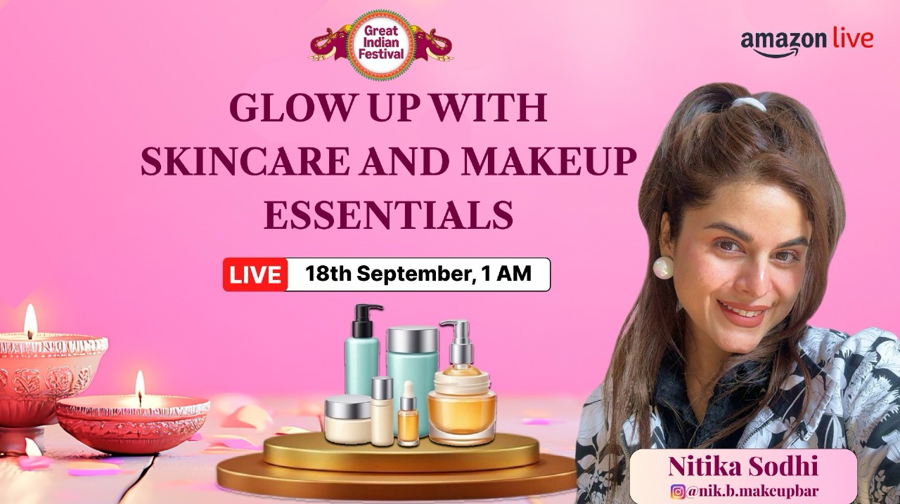 Watch Glow Up With Skincare And Makeup Essentials on Amazon Live