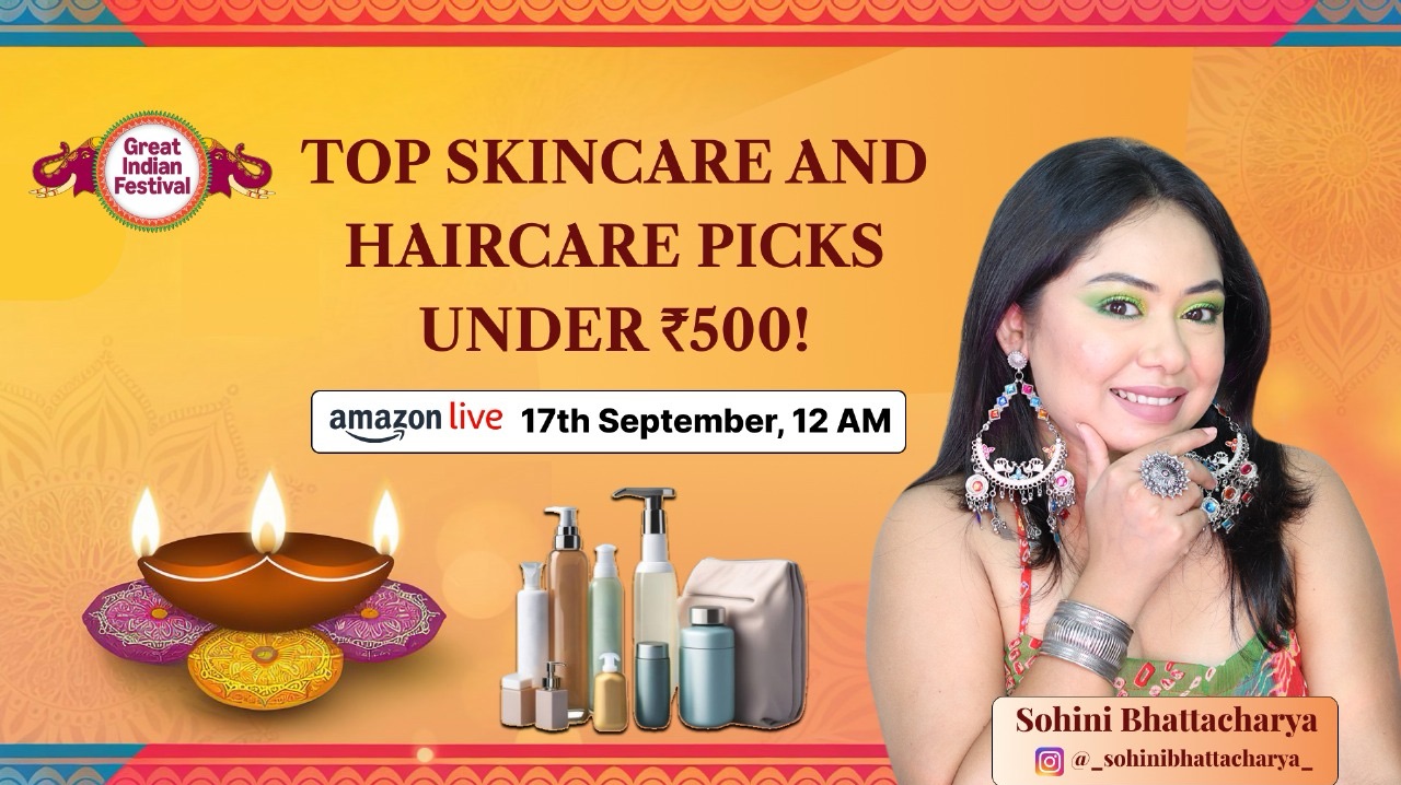 Watch Top Skincare and Haircare Picks Under 500 on Amazon Live