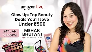 Watch and shop Fashion & Beauty products on Amazon Live