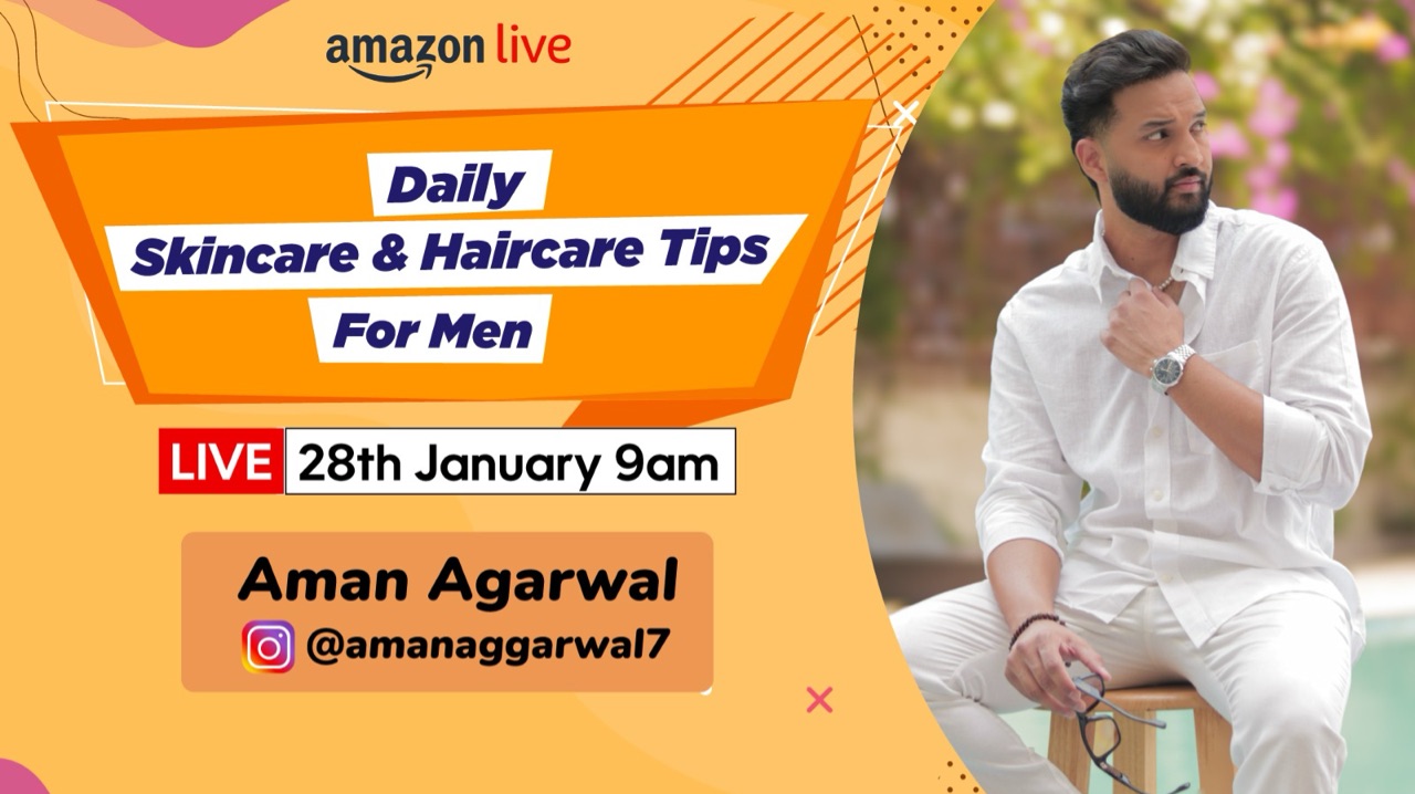 Watch Daily Skincare & Haircare Tips For Men on Amazon Live