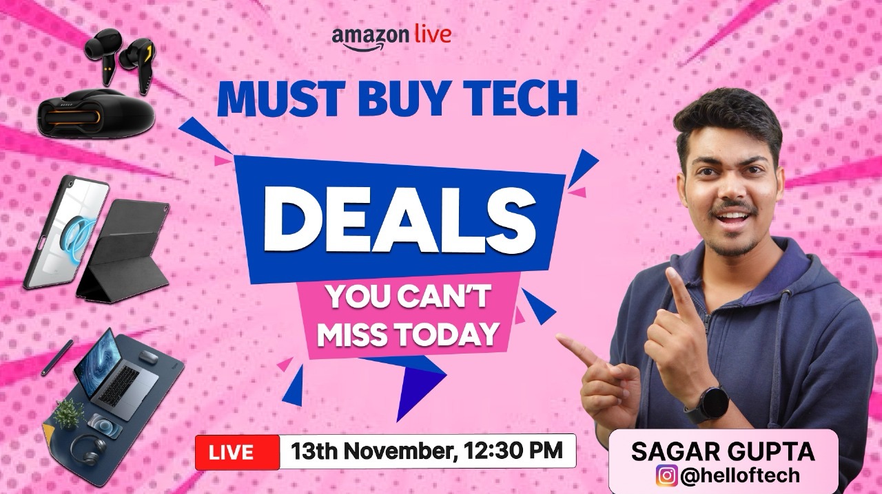 Watch Must Buy Tech Deals You Can’t Miss Today on Amazon Live