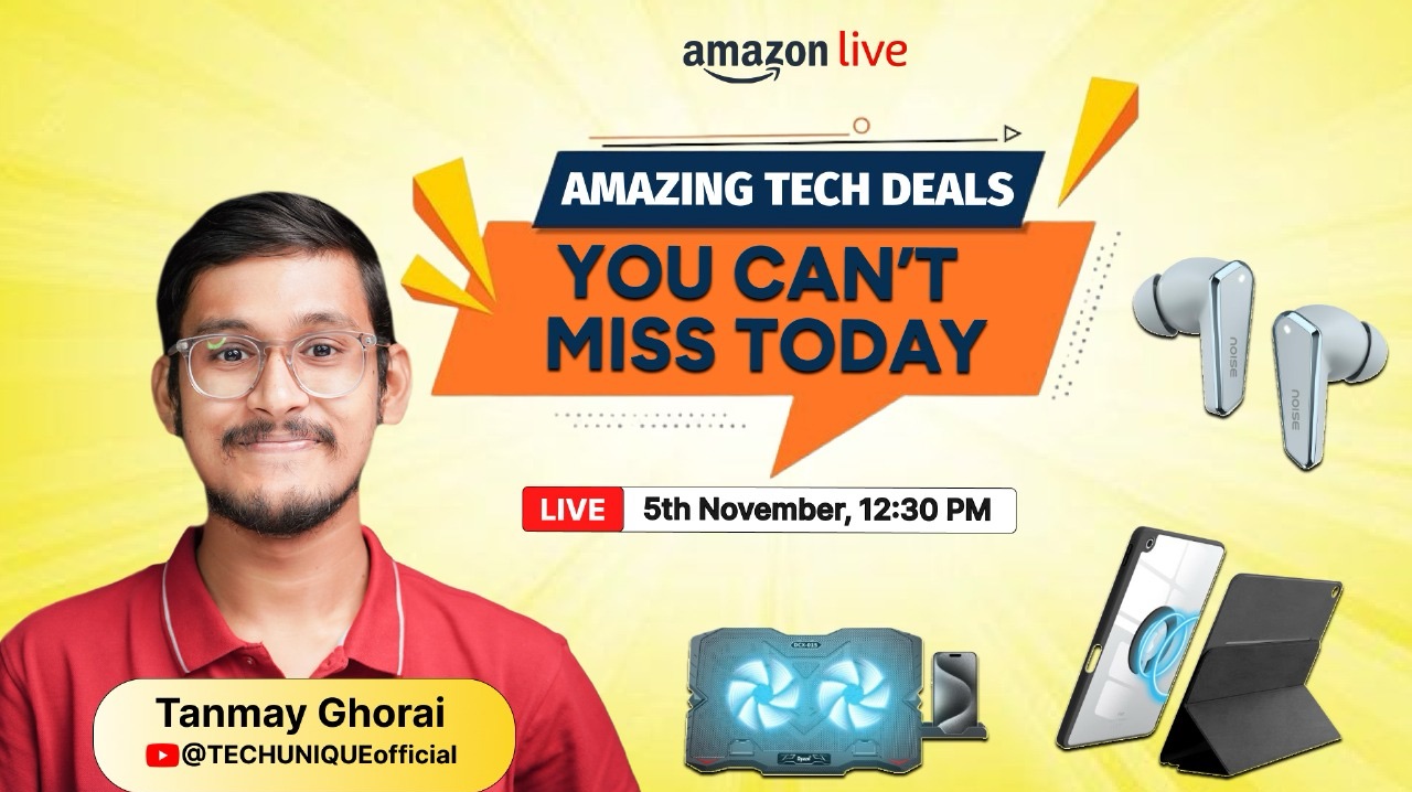 Watch Amazing Tech Deals You Can’t Miss Today on Amazon Live
