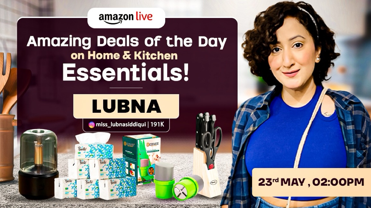 Watch Amazing Deals of the Day on Home & Kitchen Essentials! on Amazon Live