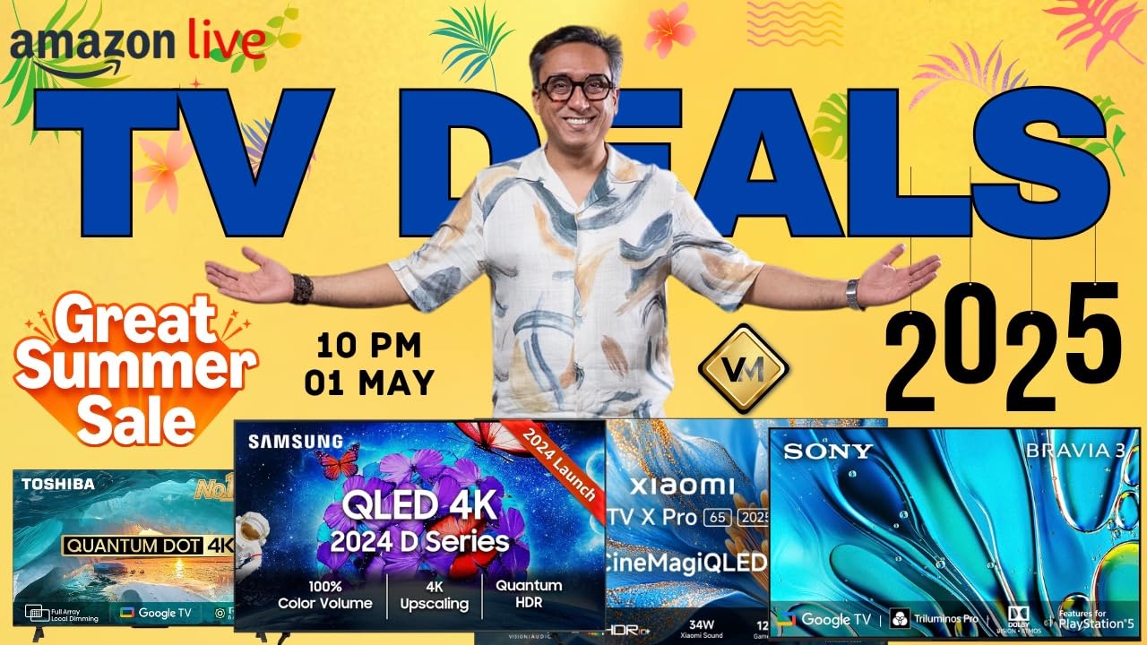 Watch Great Summer Sale TV Deals on Amazon Live