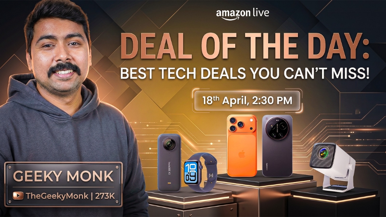 Watch Deal of the Day& Best Tech Deals You Can’t Miss! on Amazon Live