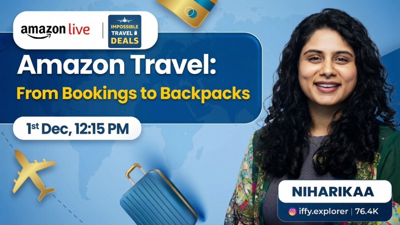 Watch Amazon Travel& From Bookings to Backpacks on Amazon Live