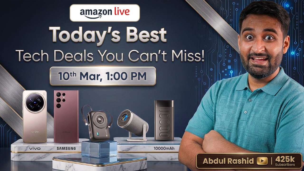 Watch Today’s Best Tech Deals You Can’t Miss! on Amazon Live