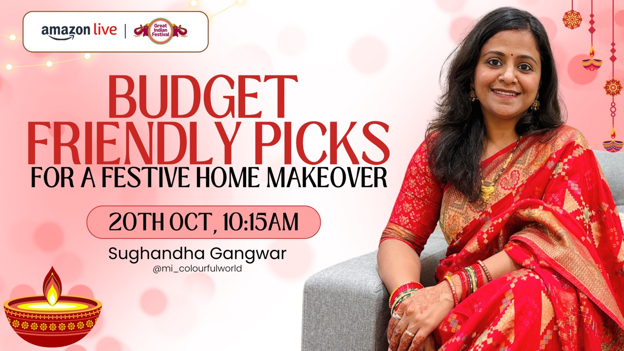 Watch Budget Friendly Picks For A Festive Home Makeover on Amazon Live