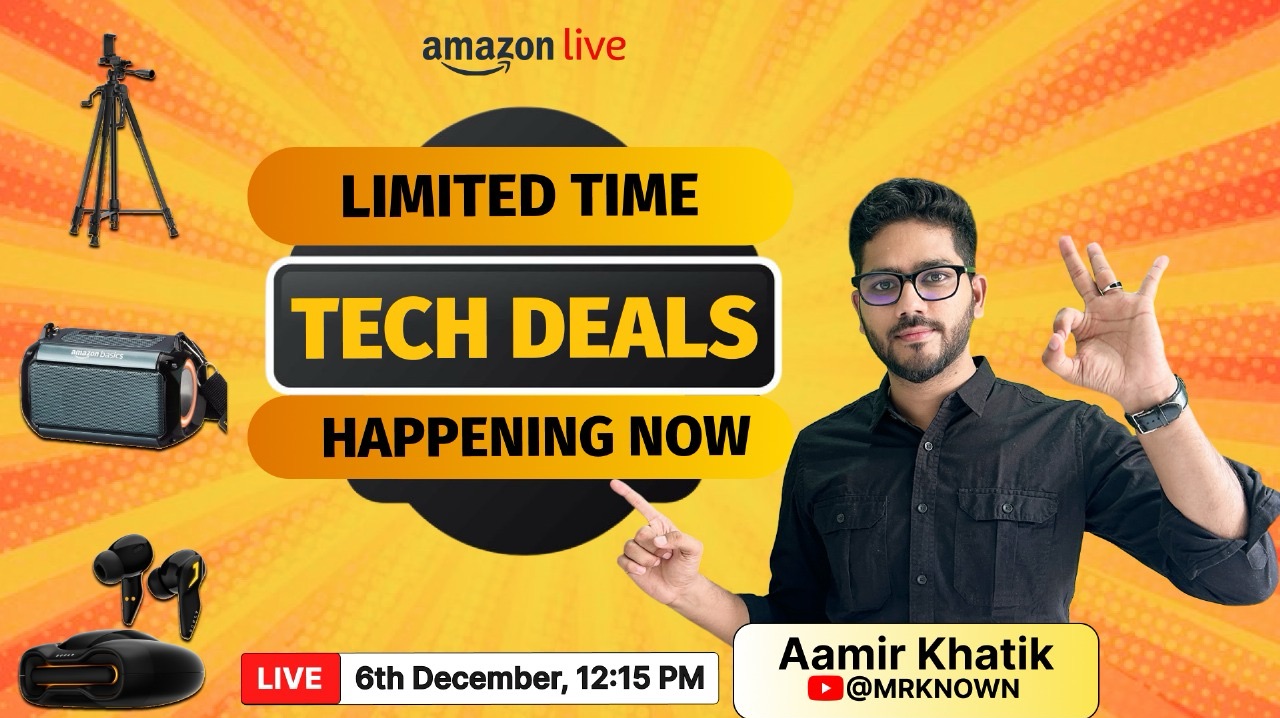 Watch Limited Time Tech Deals Happening Now on Amazon Live
