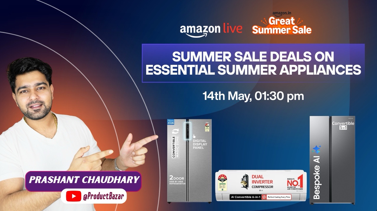 Watch Summer Sale Deals On Essential Summer Appliances on Amazon Live