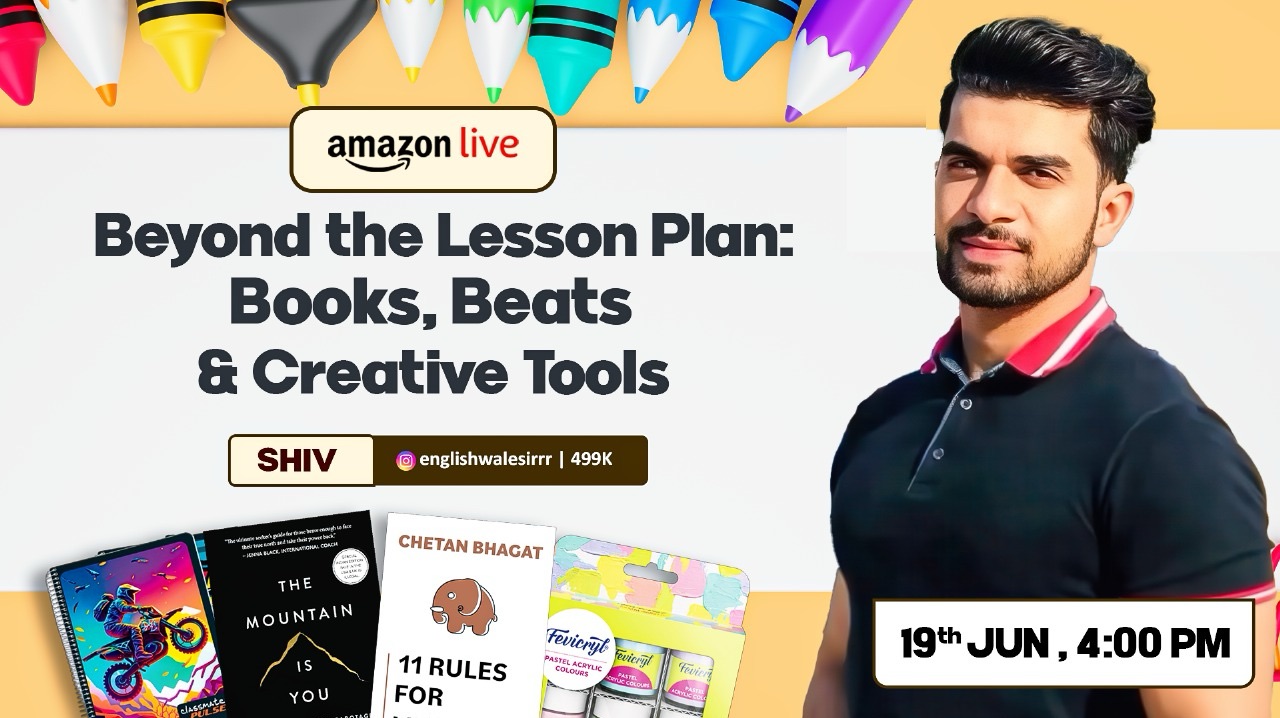 Watch Beyond the Lesson Plan& Books, Beats & Creative Tools on Amazon Live