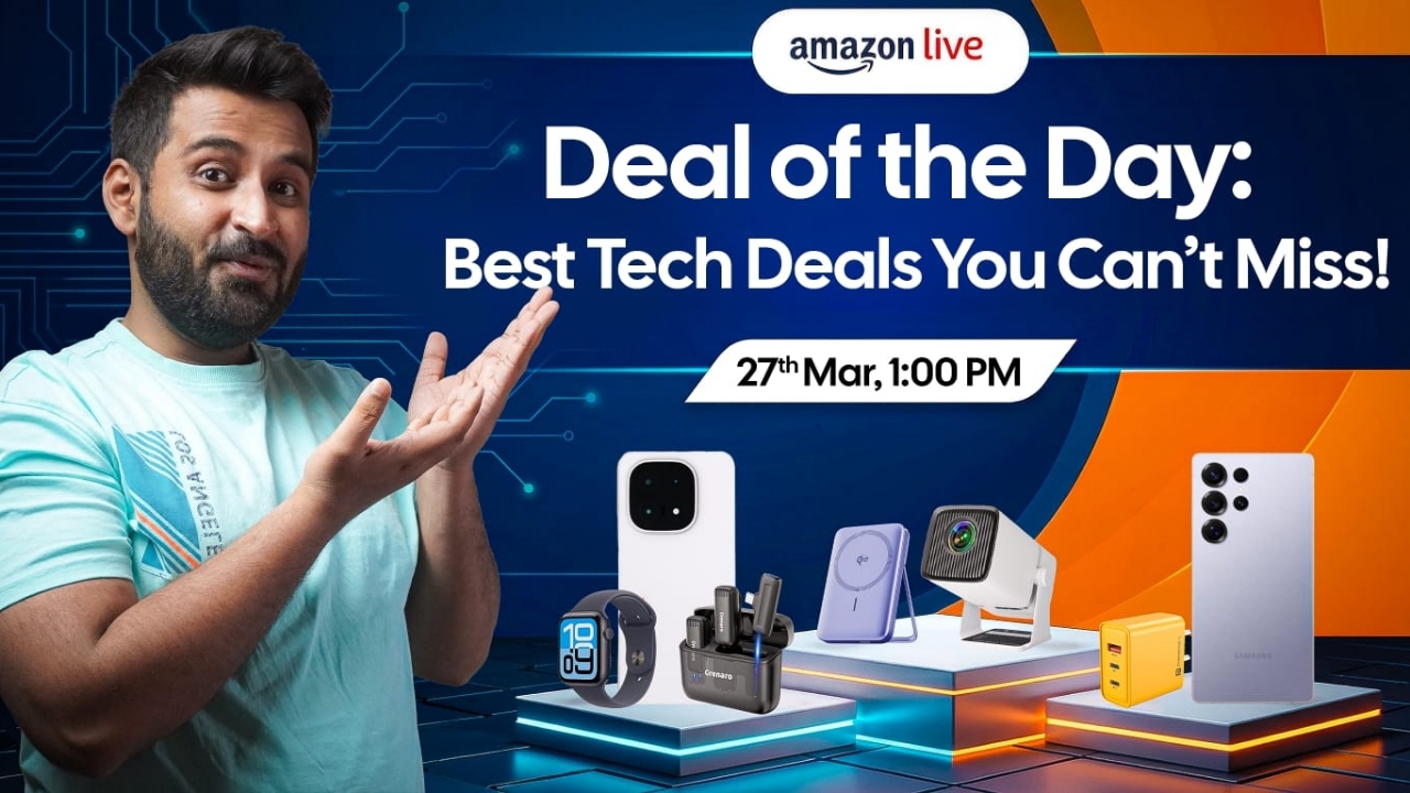 Watch Deal of the Day& Best Tech Deals You Can’t Miss! on Amazon Live