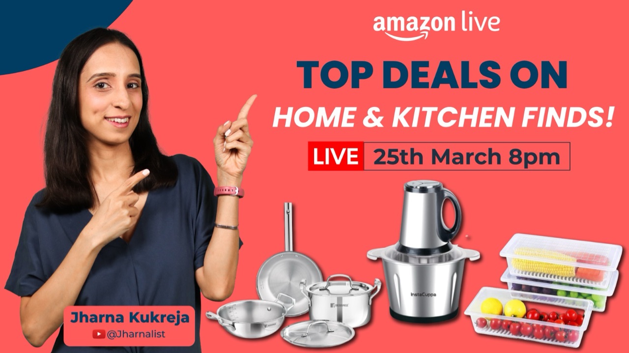 Watch Top Deals On Home & Kitchen Finds! on Amazon Live