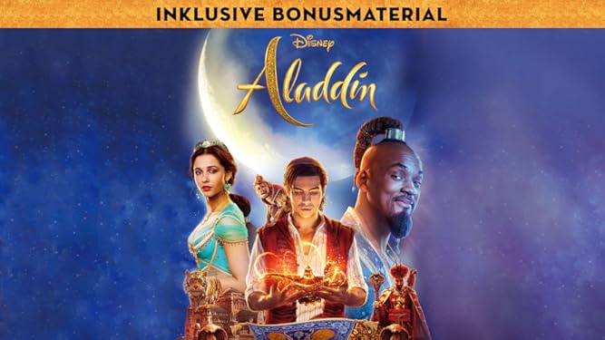 Aladdin 2019 Dt Ov Will Smith Mena Massoud Naomi Scott Marwan Kenzari Navid Negahban Nasim Pedrad Billy Magnussen Numan Acar Jordan Nash Taliyah Blair Aubrey Lin Amir Boutrous Omari Bernard Nathaniel Ellul Sebastien Torkia