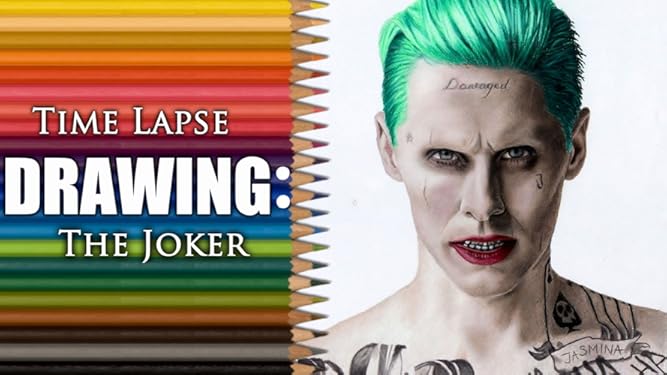 Watch Clip Time Lapse Drawing The Joker Prime Video