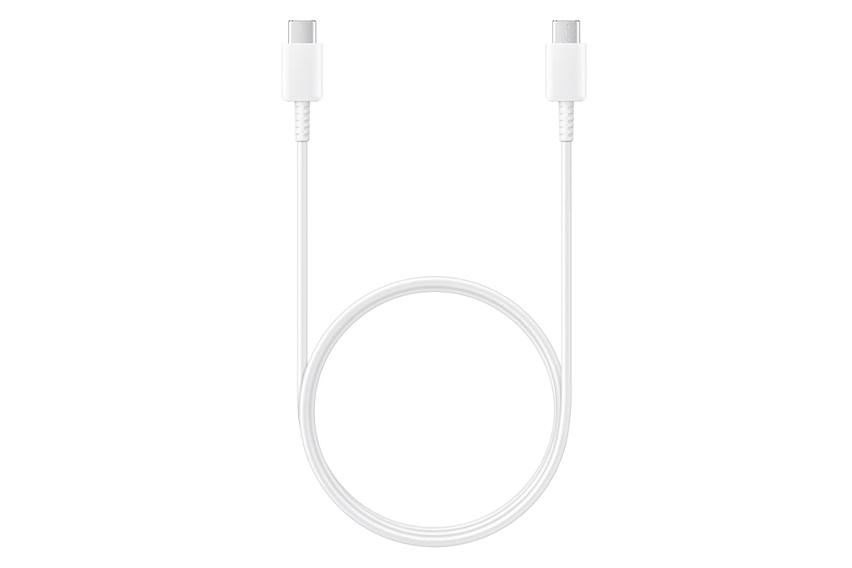 Samsung Original Type C to C Cable - 3.28 Feet (1 Meter), White