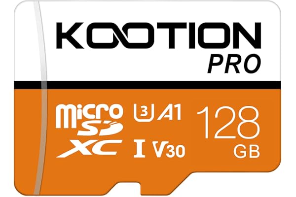 KOOTION 128GB Micro SD UHS-I Card - Up to 90MB/s
