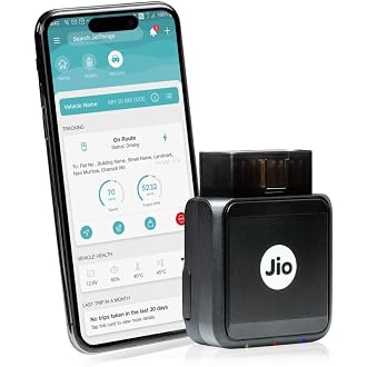 JioMotive OBD GPS Tracker & Wi-fi Router| 4G eSIM Plug n Play