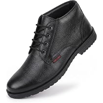 Red Chief Genuine Leather Formal Derby Boots for Men | Premium & Stylish Office Footwear | RC3808