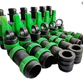 Raja Rubbers 6 Pieces Each Rain Pipe Cock, Connector, E...