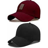 Unisex Baseball Cap, Adjustable Freesize, Pack of 2