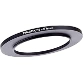 ZINROX® 55-67mm Step Up Lens Filter Adapter Ring, Set o...