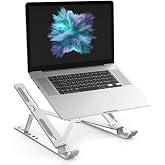 VEROX Portable Laptop Stand Metal Adjustable Height Lap...